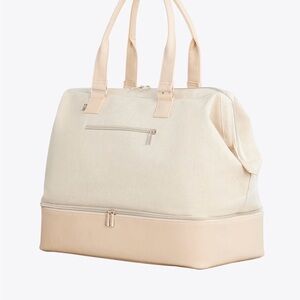 NWT BEIS Beige The Convertible Weekender Travel Bag